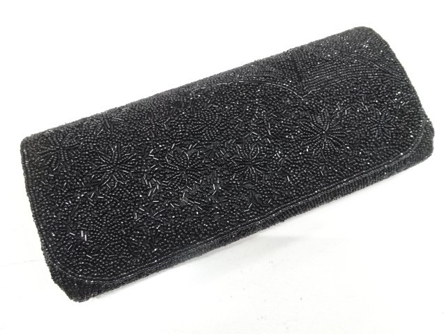 アンティーク　ビーズ　ハンドバッグ